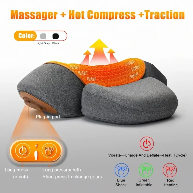 SootheWave pillow with heat, vibration and gentle lift